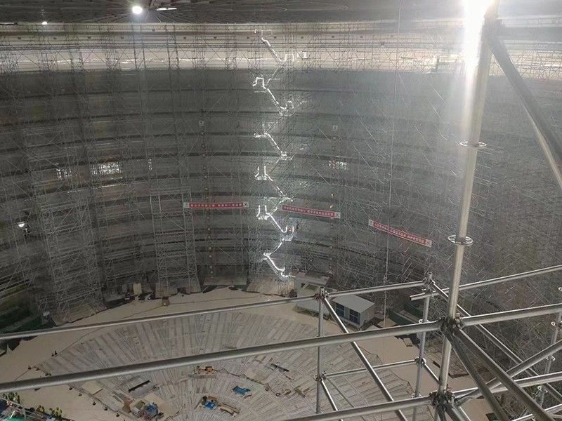 LNG新能源材料安装施工现场